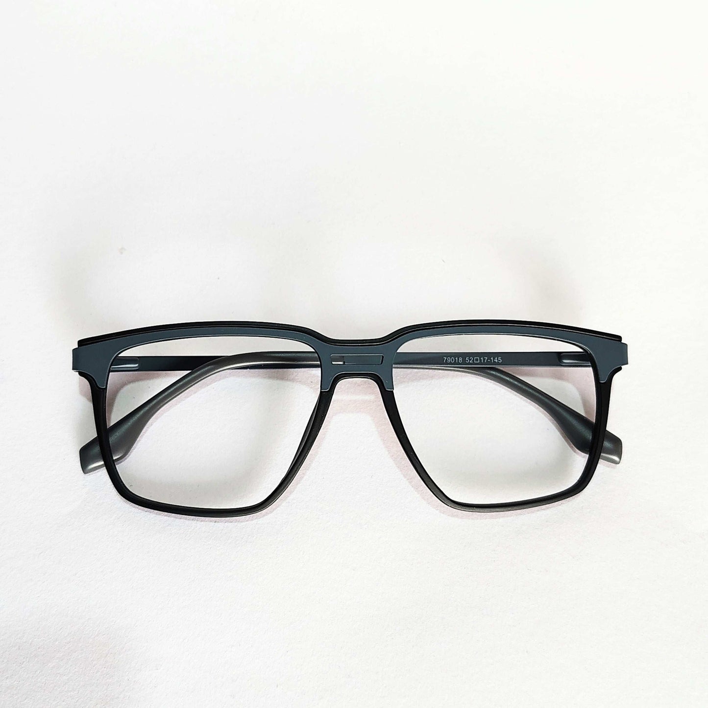 Full rim rectangular blue and black