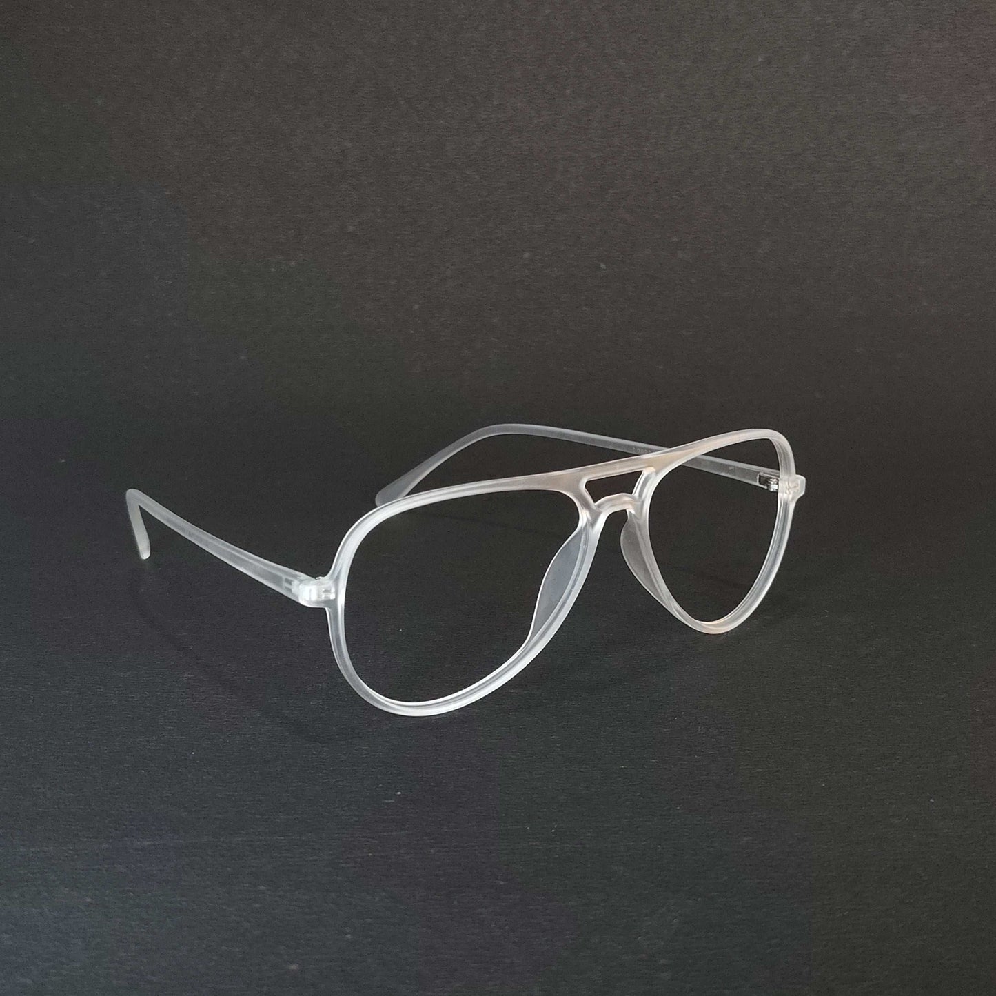 Full Rim Matte Transparent Aviator