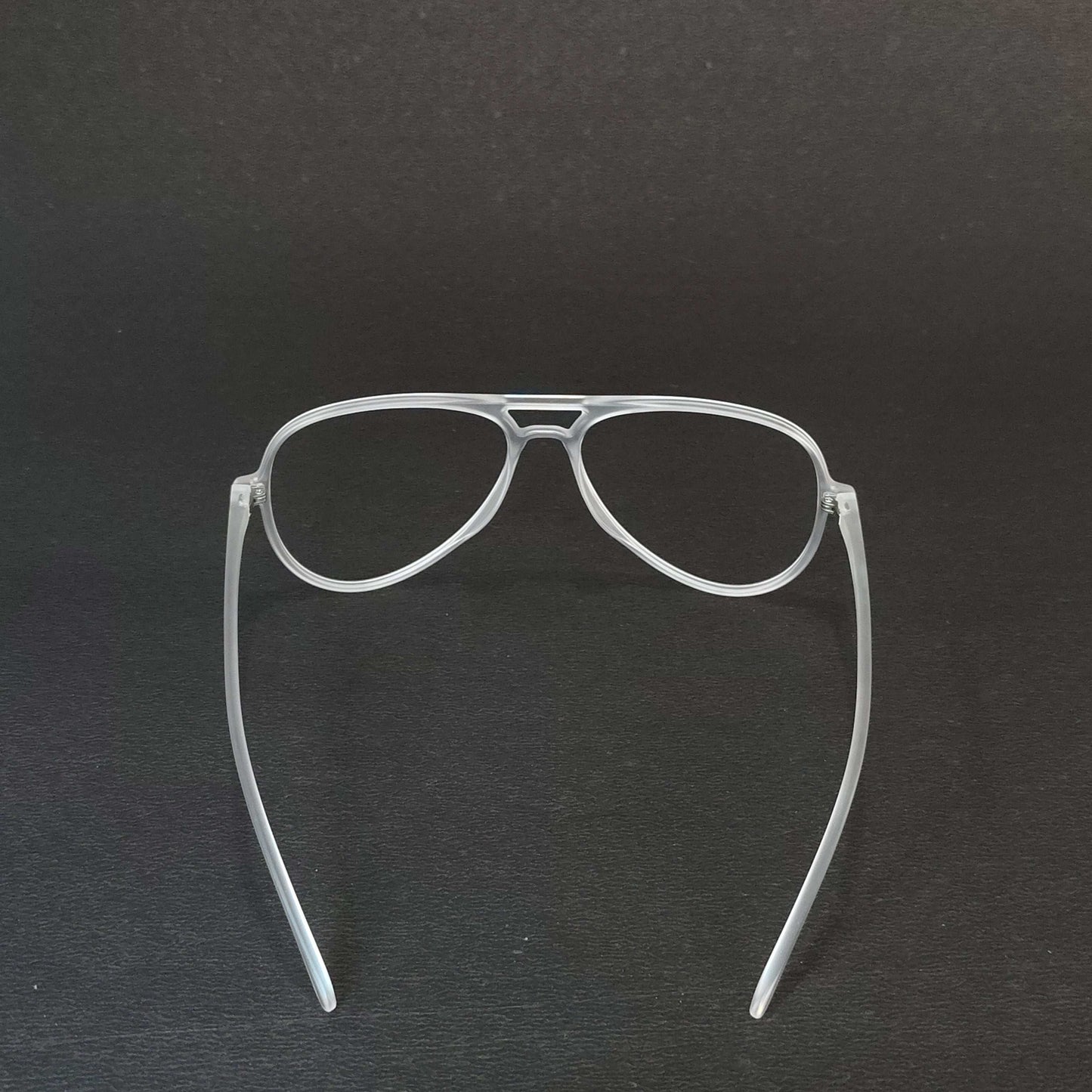 Full Rim Matte Transparent Aviator