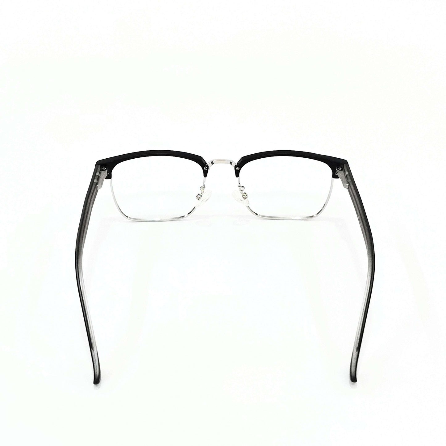 Full Rim Club Master Silver Black