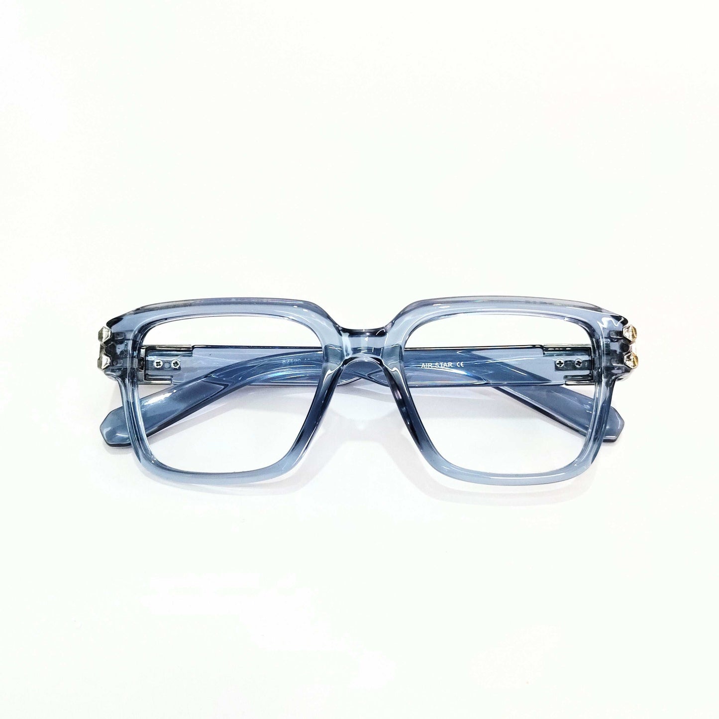 Full Rim Acetate Crystal Blue