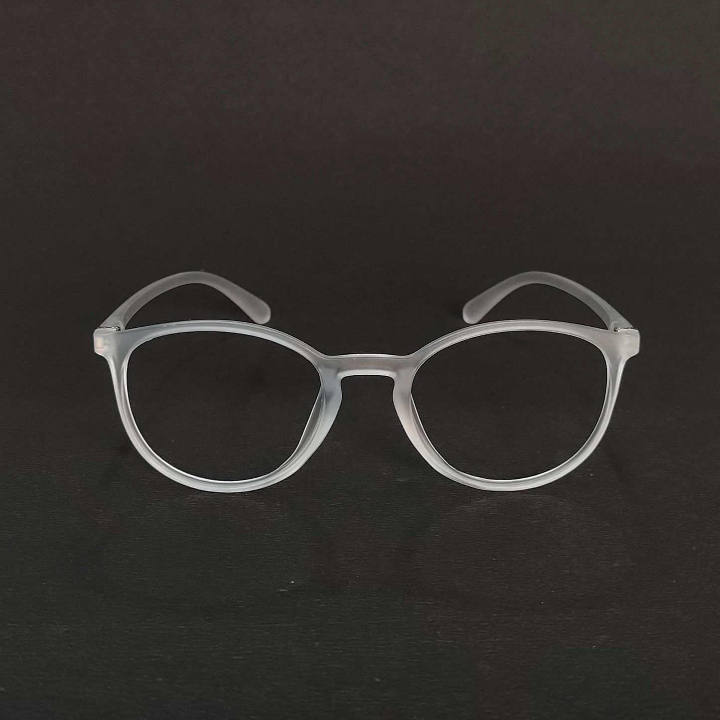 Full rim mat transparent round