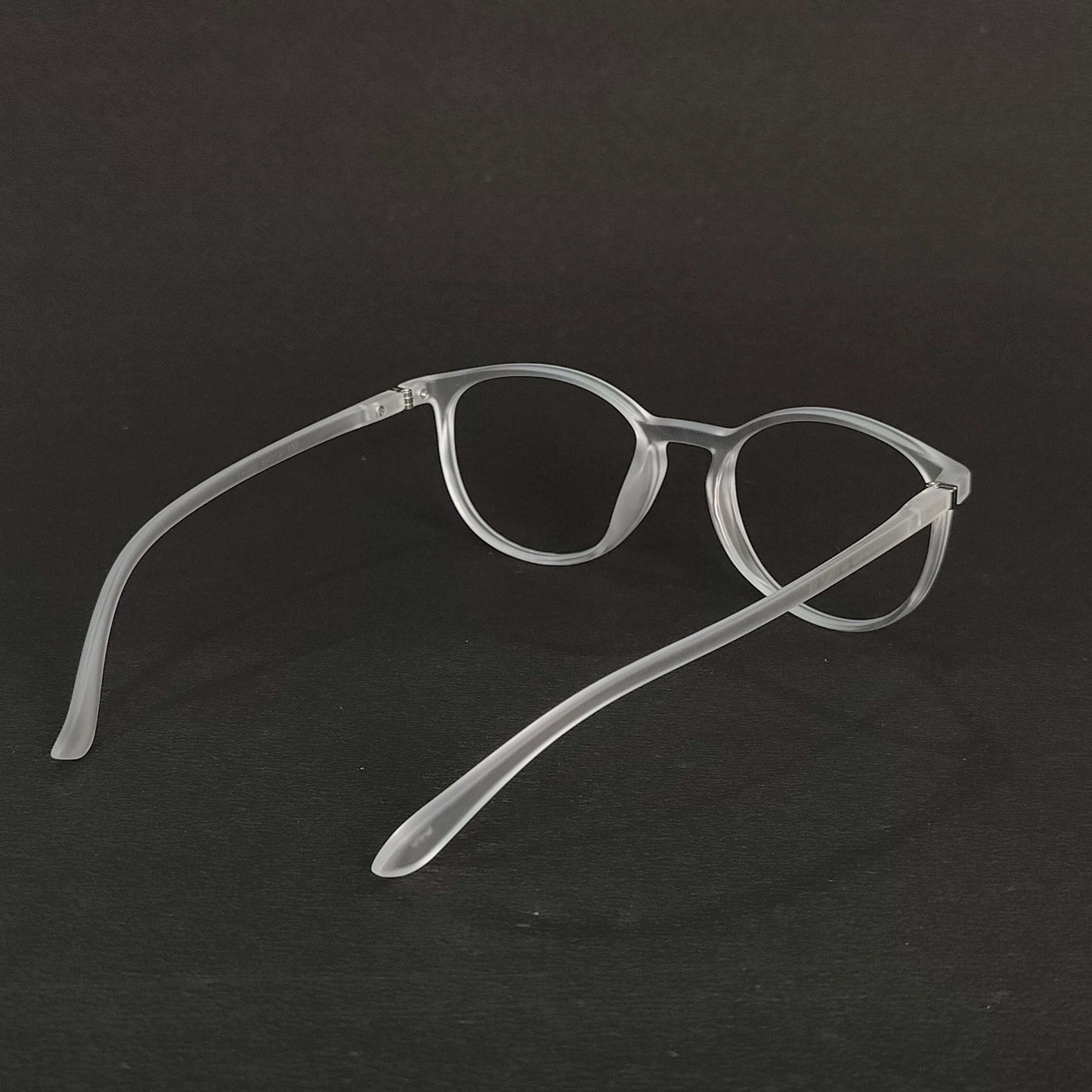 Full rim mat transparent round