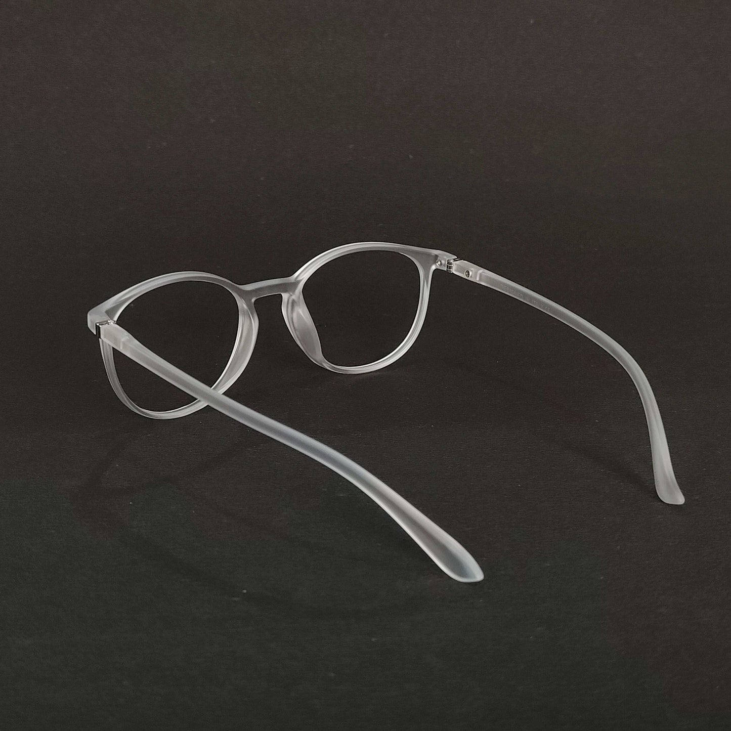 Full rim mat transparent round