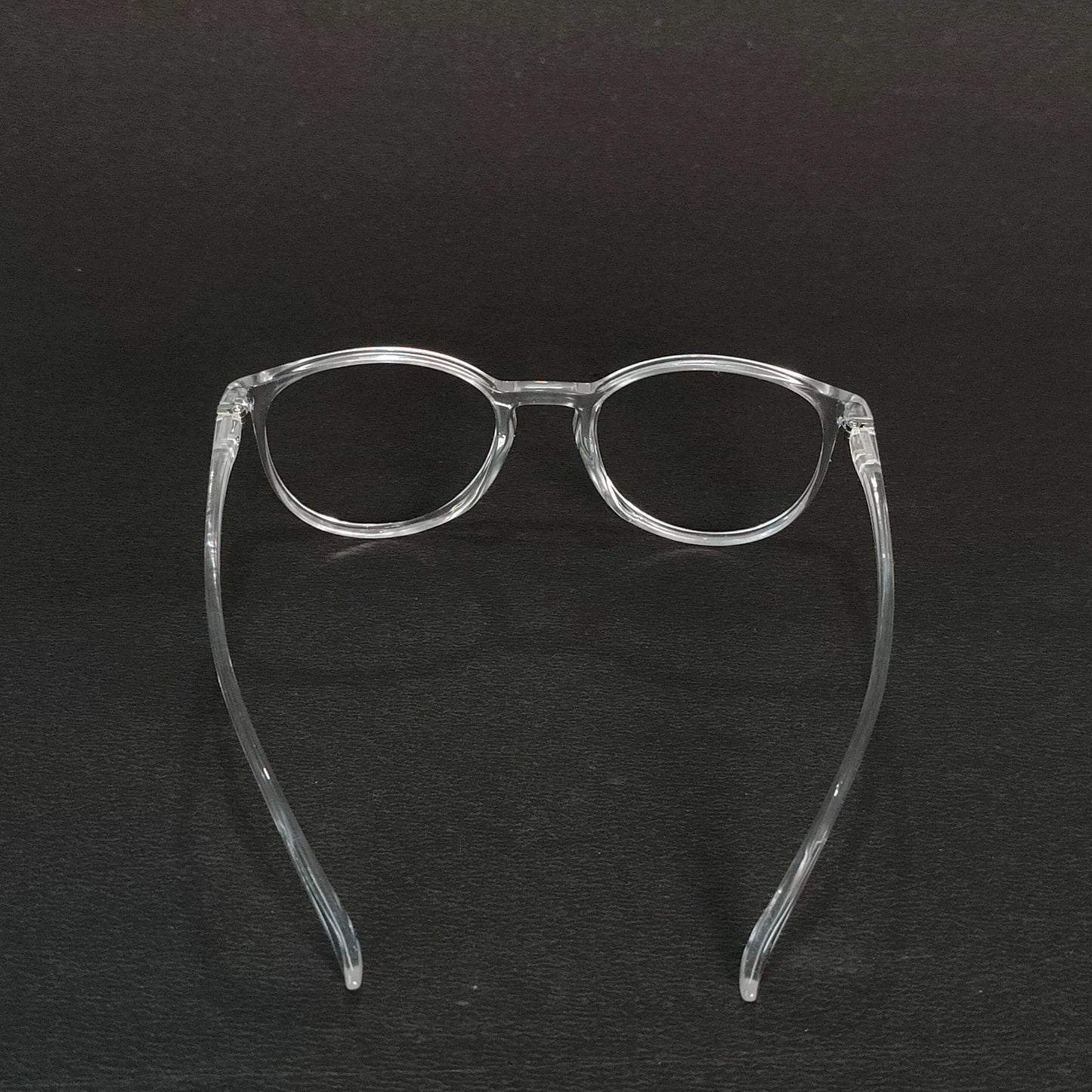 Full rim crystal transparent round