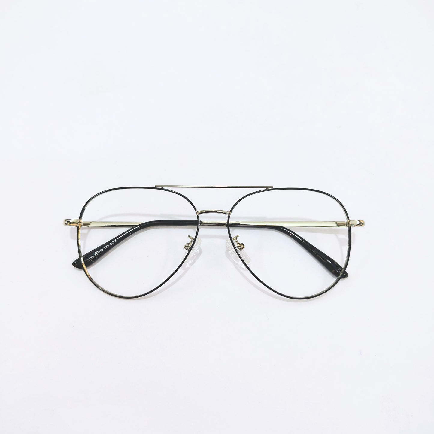 Full rim metal Aviator silver