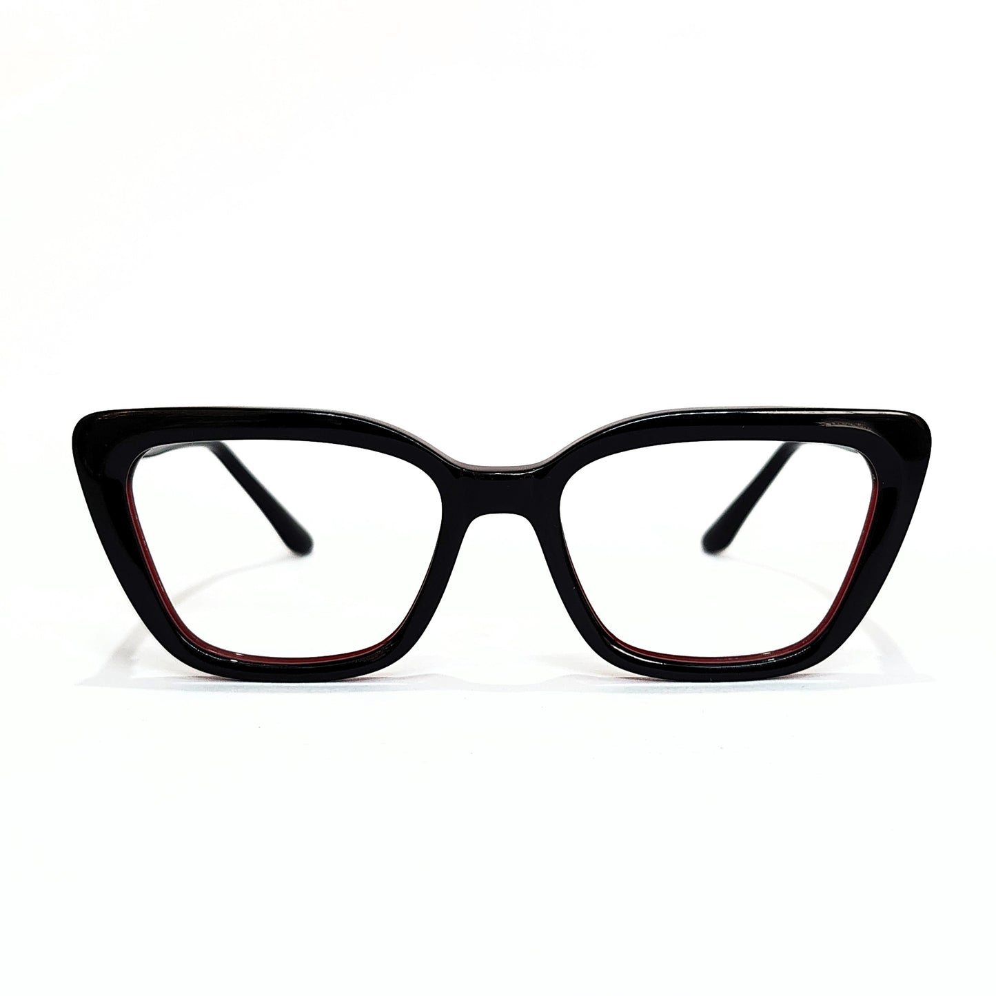 Full Rim Black Cat Eye Acetate