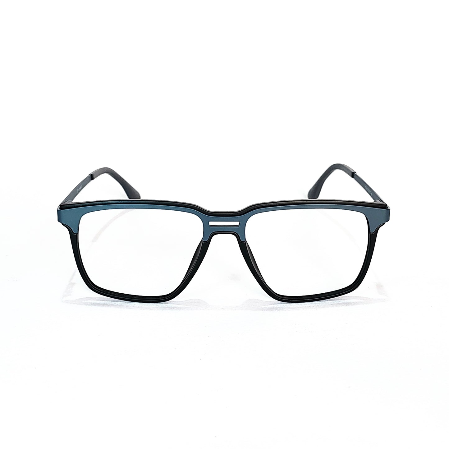 Full rim rectangular blue and black