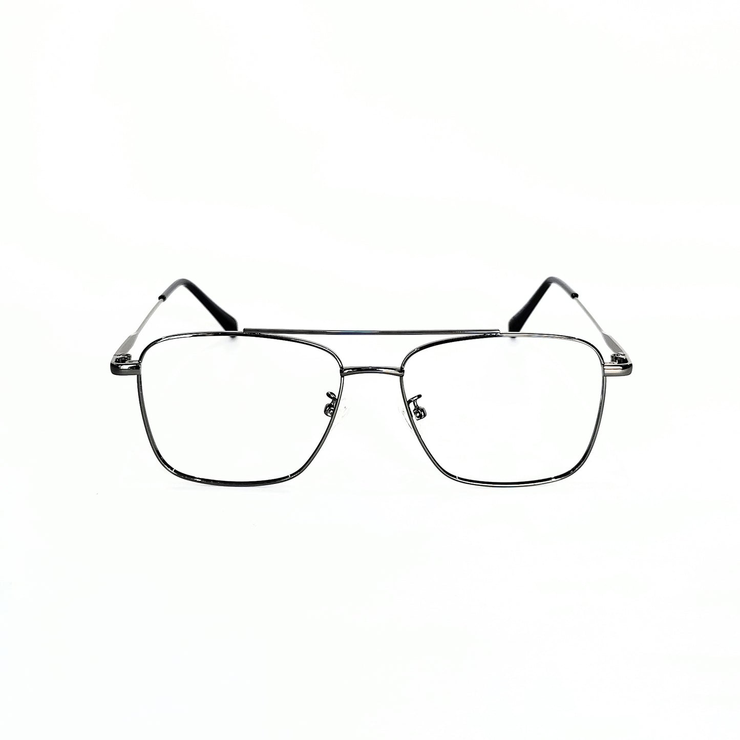 Full rim metal silver gunmetal