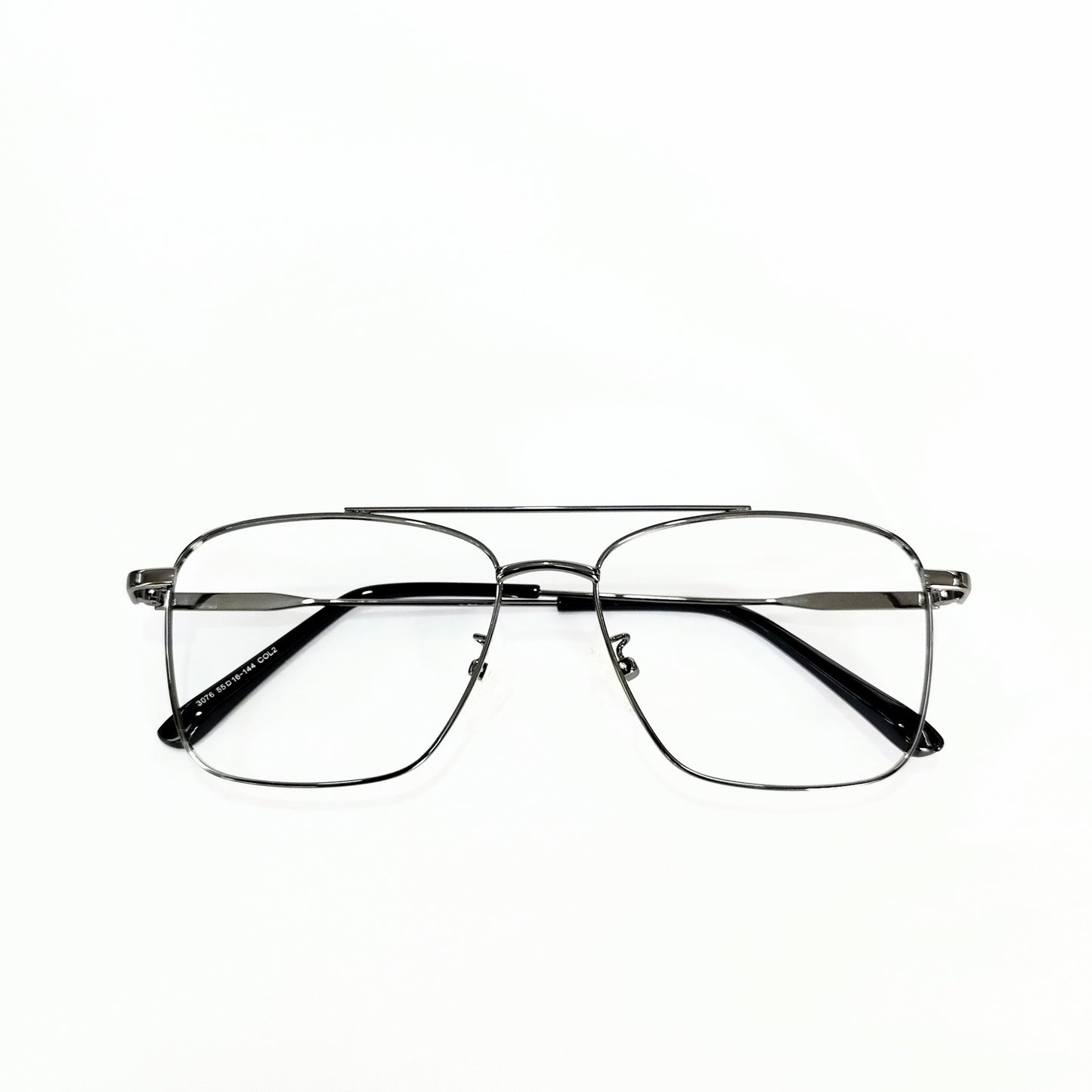 Full rim metal silver gunmetal