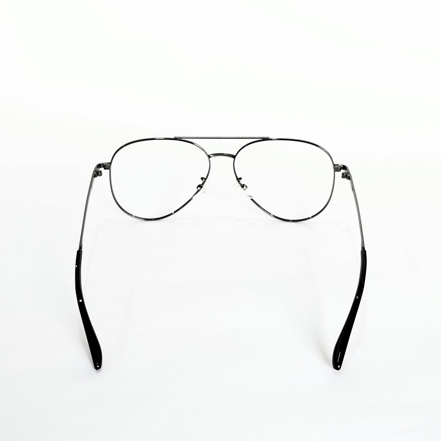 Full rim metal Aviator gunmetal silver