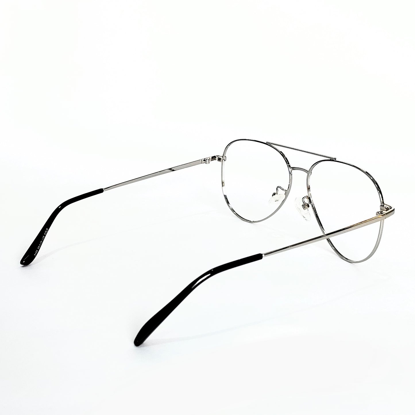 Full rim metal Aviator silver