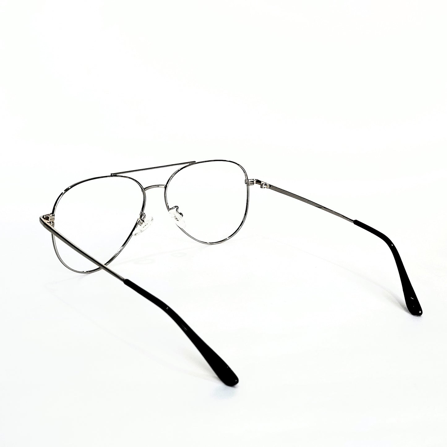 Full rim metal Aviator silver