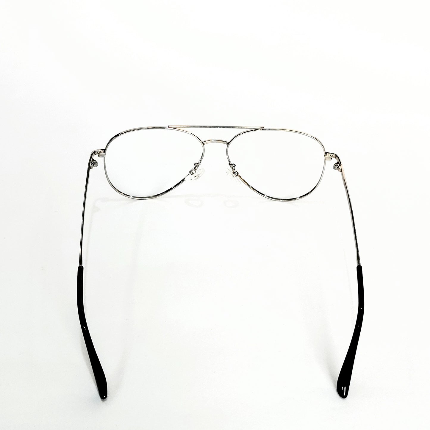 Full rim metal Aviator silver