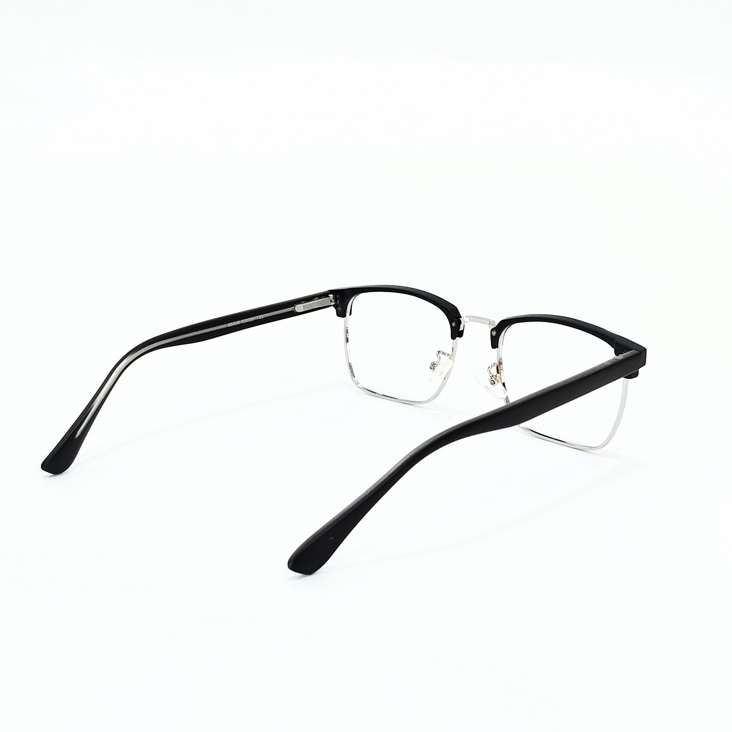 Full Rim Club Master Silver Black