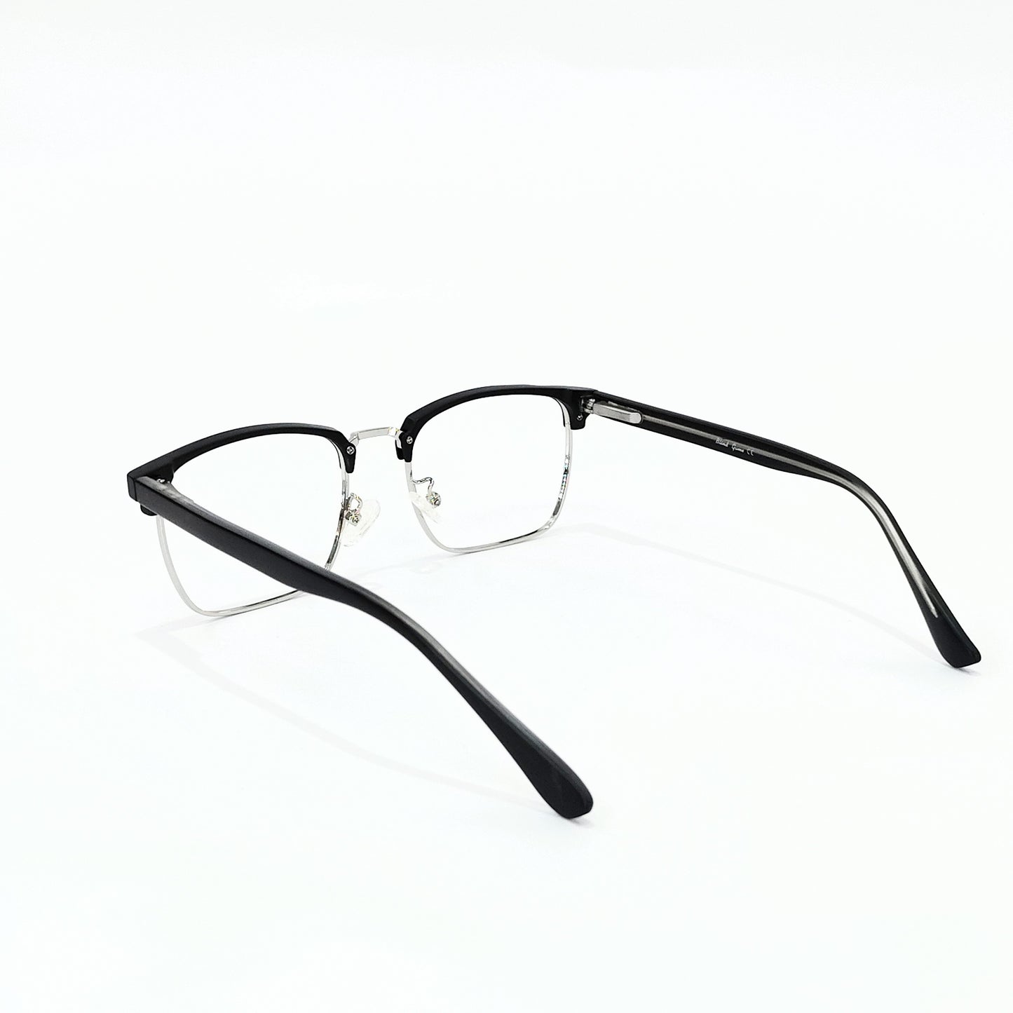 Full Rim Club Master Silver Black