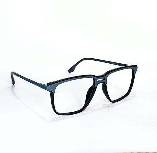 Full rim  rectangular blue and black