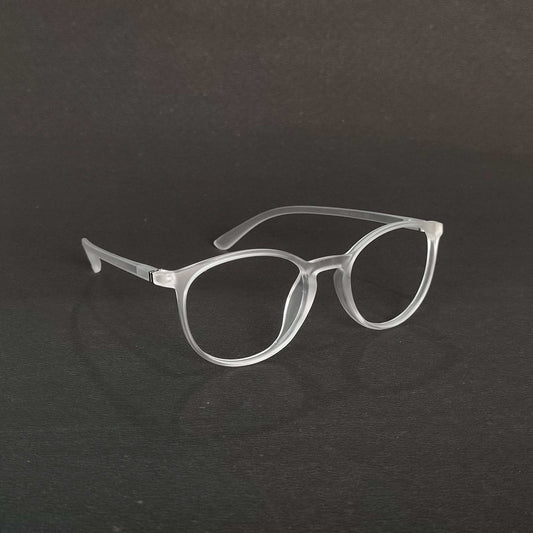 Full rim mat transparent round