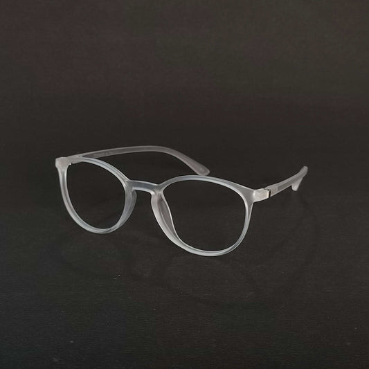Full rim mat transparent round