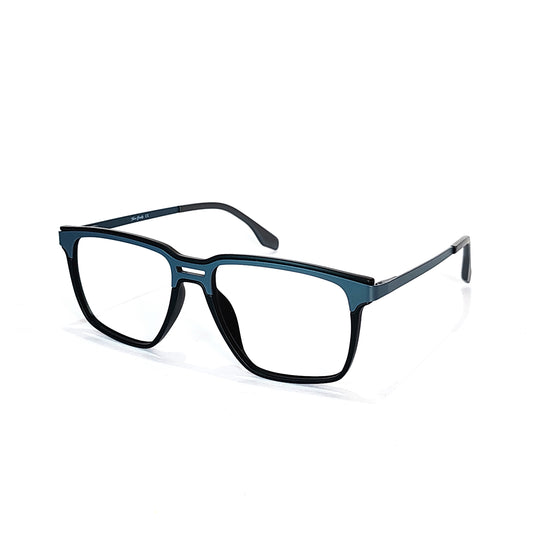 Full rim  rectangular blue and black
