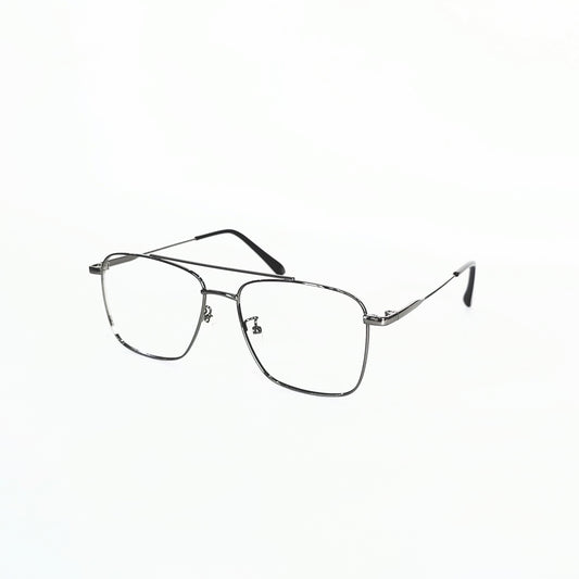 Full rim metal silver gunmetal