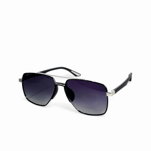 Square Metal Polarized Sunglass