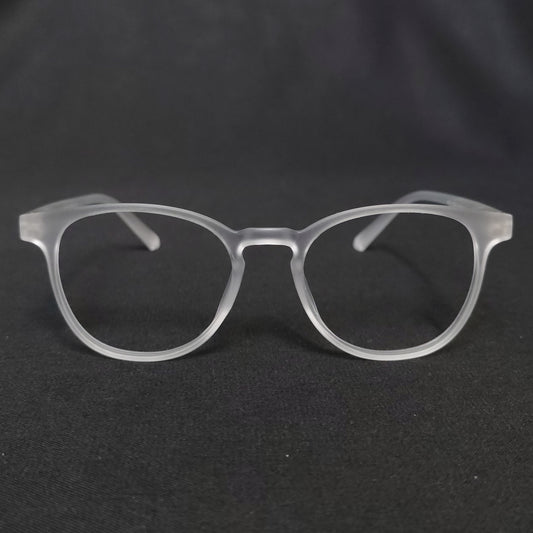 Full Rim Round Matte Transparent